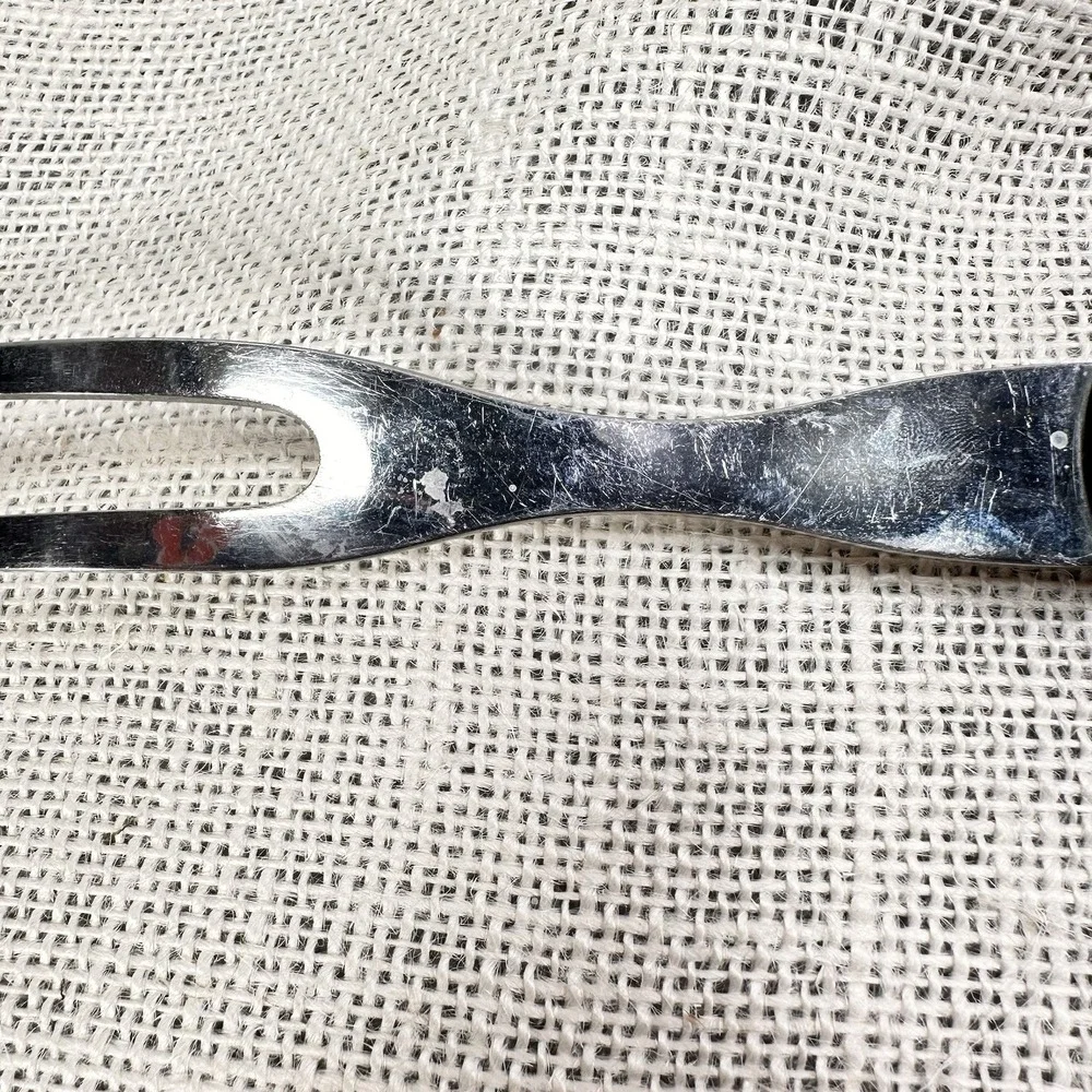 Cutco No 1027 Carving Fork Brown Handle Made‎ in USA Kitchen Utensil